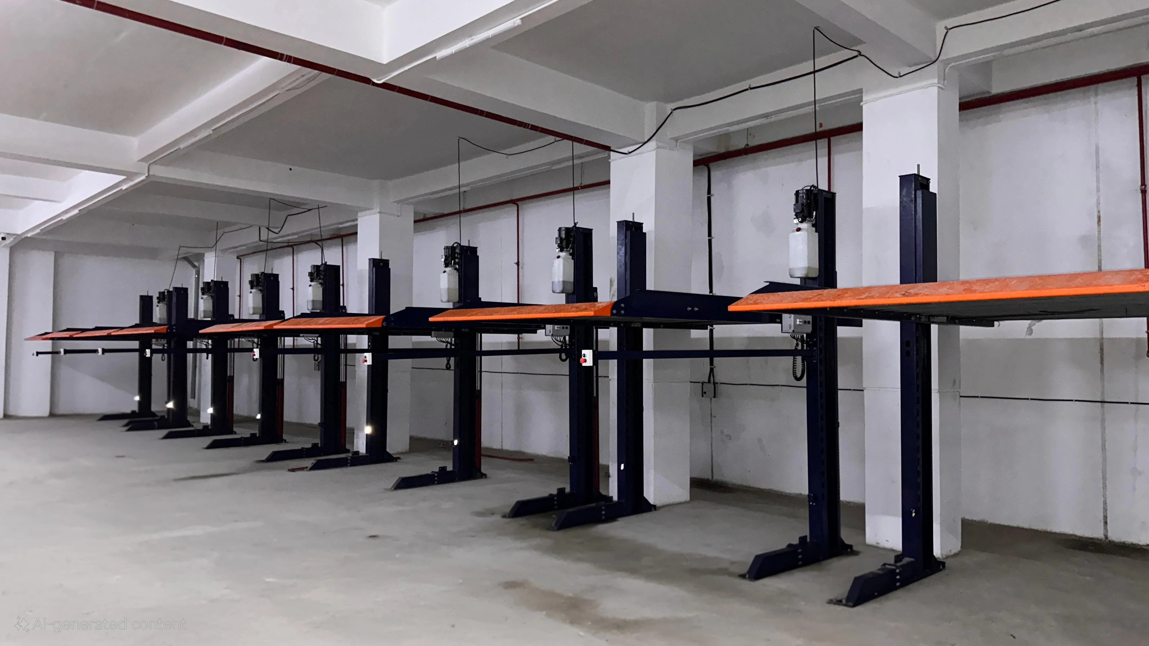 Stack parking system by Emvee Park Easy