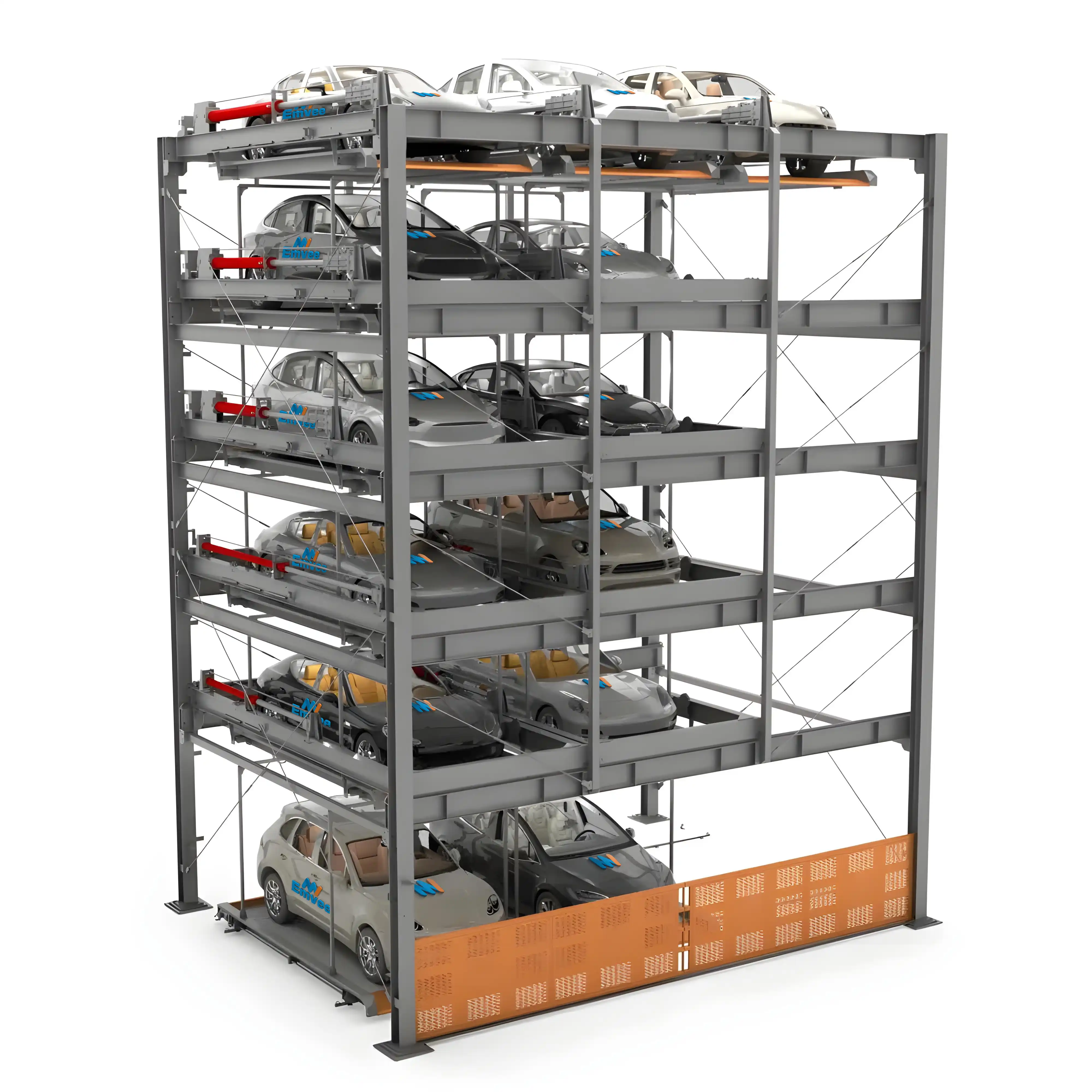 Tower parking system by Emvee Park Easy